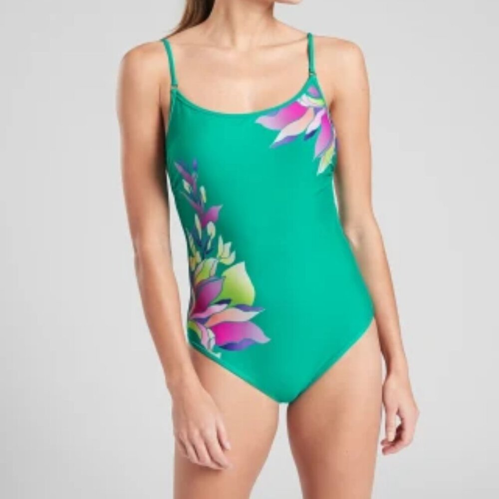 Athleta Vintage Floral One Piece Swimsuit
